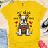 My kids have paws - V7 - Sitting Cute T-Shirt